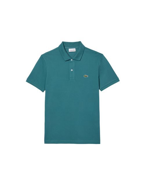 polo slim lacoste | PH4012IY4 VERDE PETROLIO